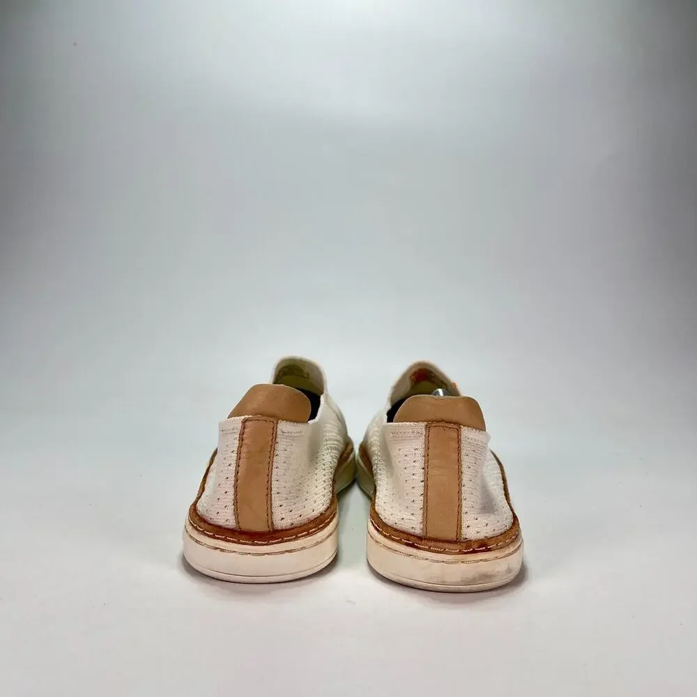 UGG Sammy White Casual Comfort Low Top Slip On Sneakers Shoes Women's Size 8